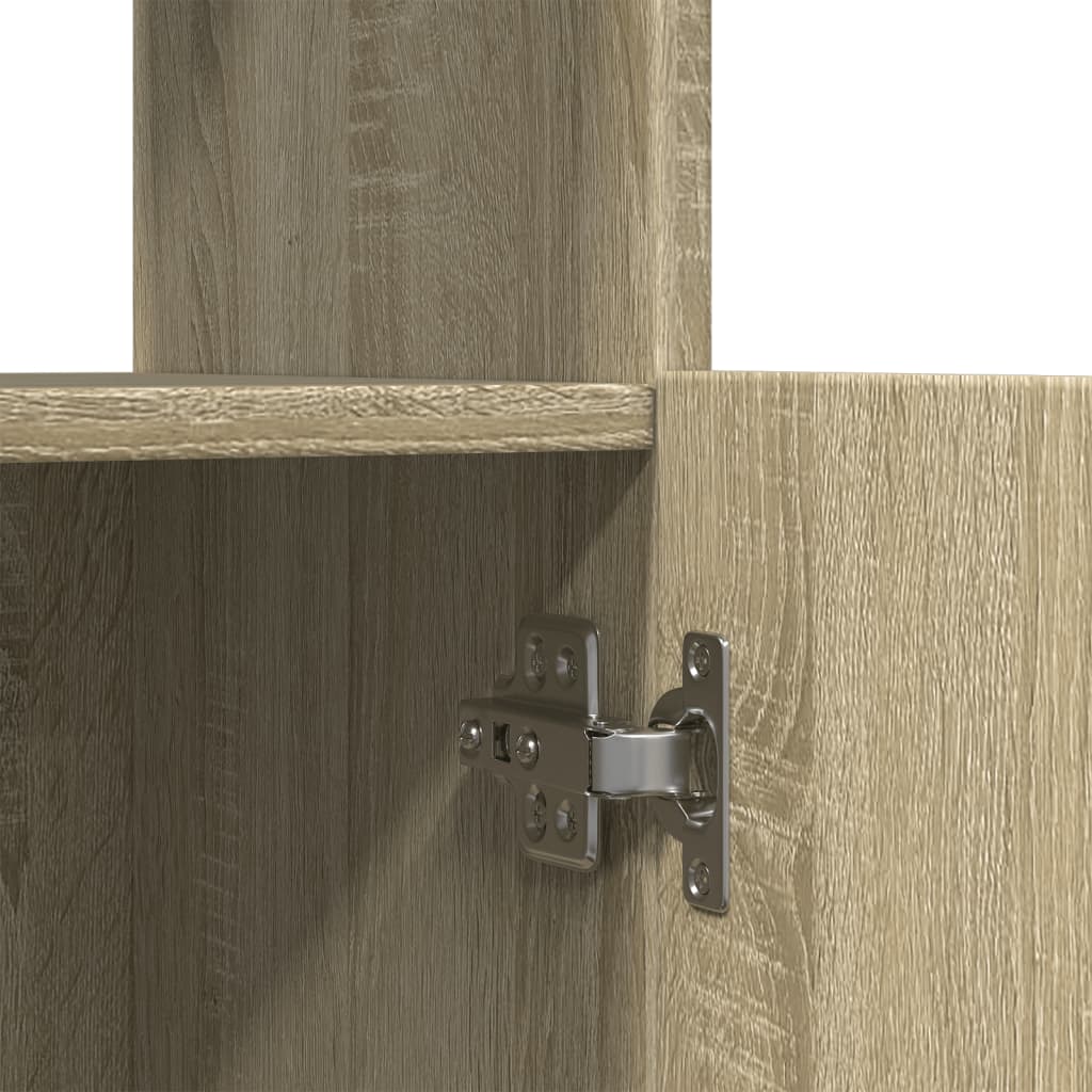vidaXL Ντουλάπι Sonoma Δρυς 63x33x100 εκ. από Επεξεργασμένο Ξύλο