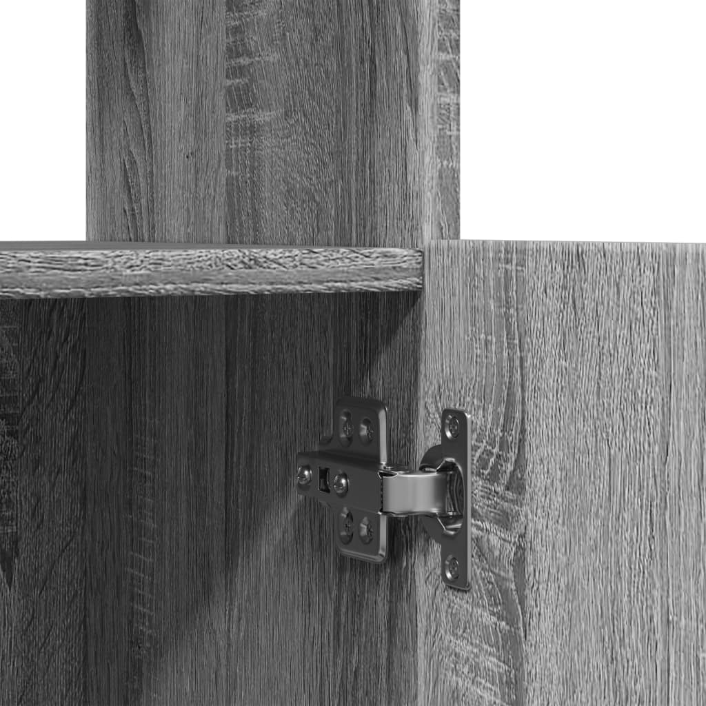 vidaXL Ντουλάπι Γκρι Sonoma 63x33x100 εκ. από Επεξεργασμένο Ξύλο