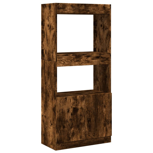 vidaXL Ντουλάπι Καπνιστή Δρυς 63x33x140 εκ. από Επεξεργασμένο Ξύλο