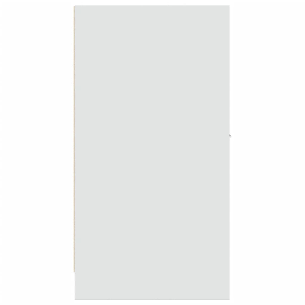vidaXL Συρταριέρα Γενικής Χρήσης Λευκή 30x41x77,5 εκ. Επεξ. Ξύλο