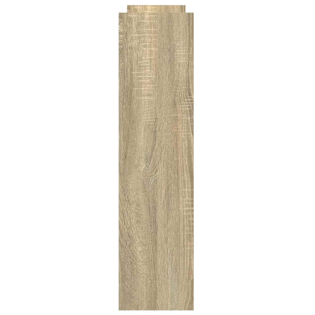 vidaXL Τρόλεϊ Αποθήκευσης Στενό 4 Επιπέδων Sonoma Δρυς Επεξ. Ξύλο