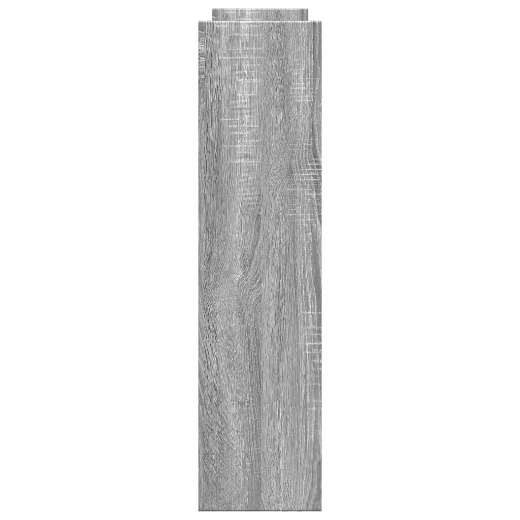 vidaXL Τρόλεϊ Αποθήκευσης Στενό 4 Επιπέδων Γκρι Sonoma Επεξ. Ξύλο