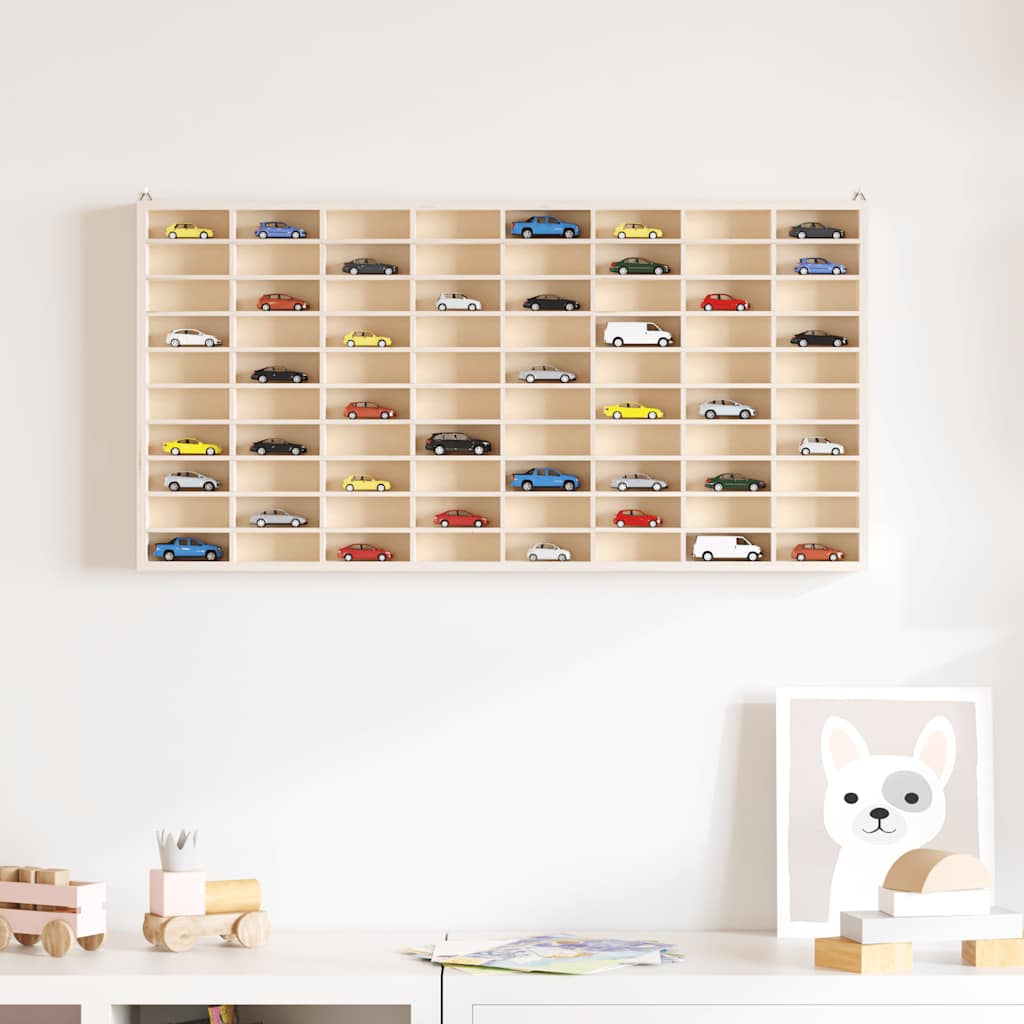 vidaXL Ξύλινη Βιτρίνα Συλλεκτών με 80 Θέσεις 80x4,5x40,5 εκ.