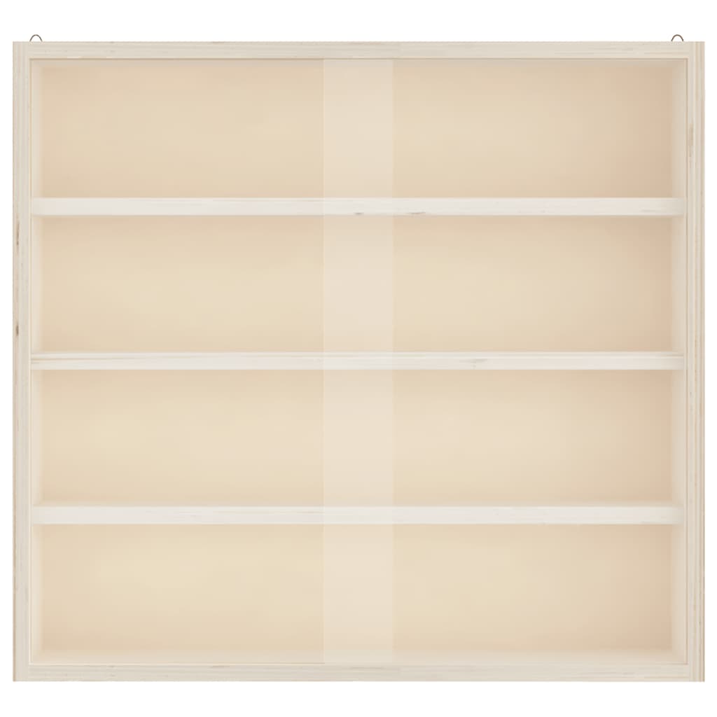 vidaXL Ξύλινη συλλεκτική βιτρίνα με πόρτες 40x8,5x37 εκ.
