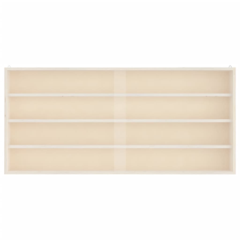 vidaXL Ξύλινη Βιτρίνα Συλλεκτών με Πόρτες 80x8,5x37 εκ.