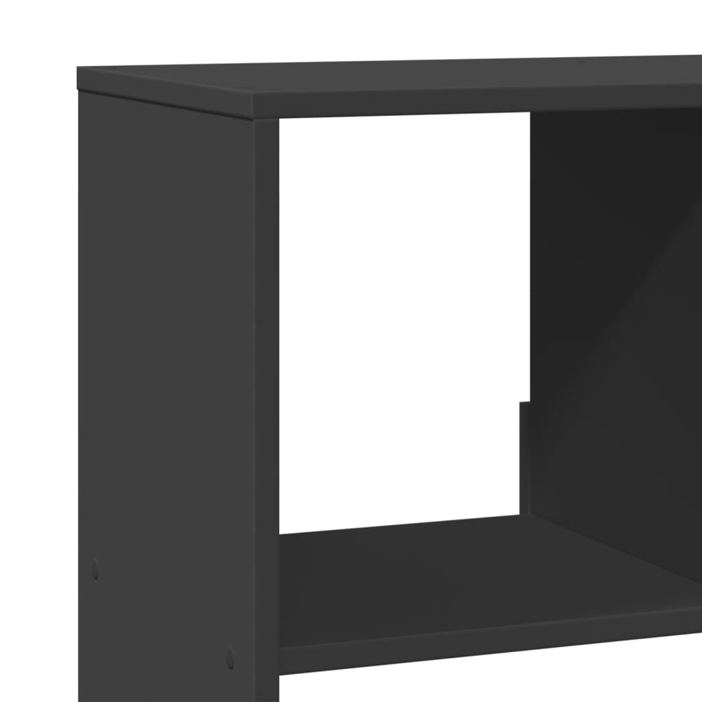 vidaXL Βιβλιοθήκη Μαύρη 100x33x125,5 εκ. από Επεξεργασμένο Ξύλο