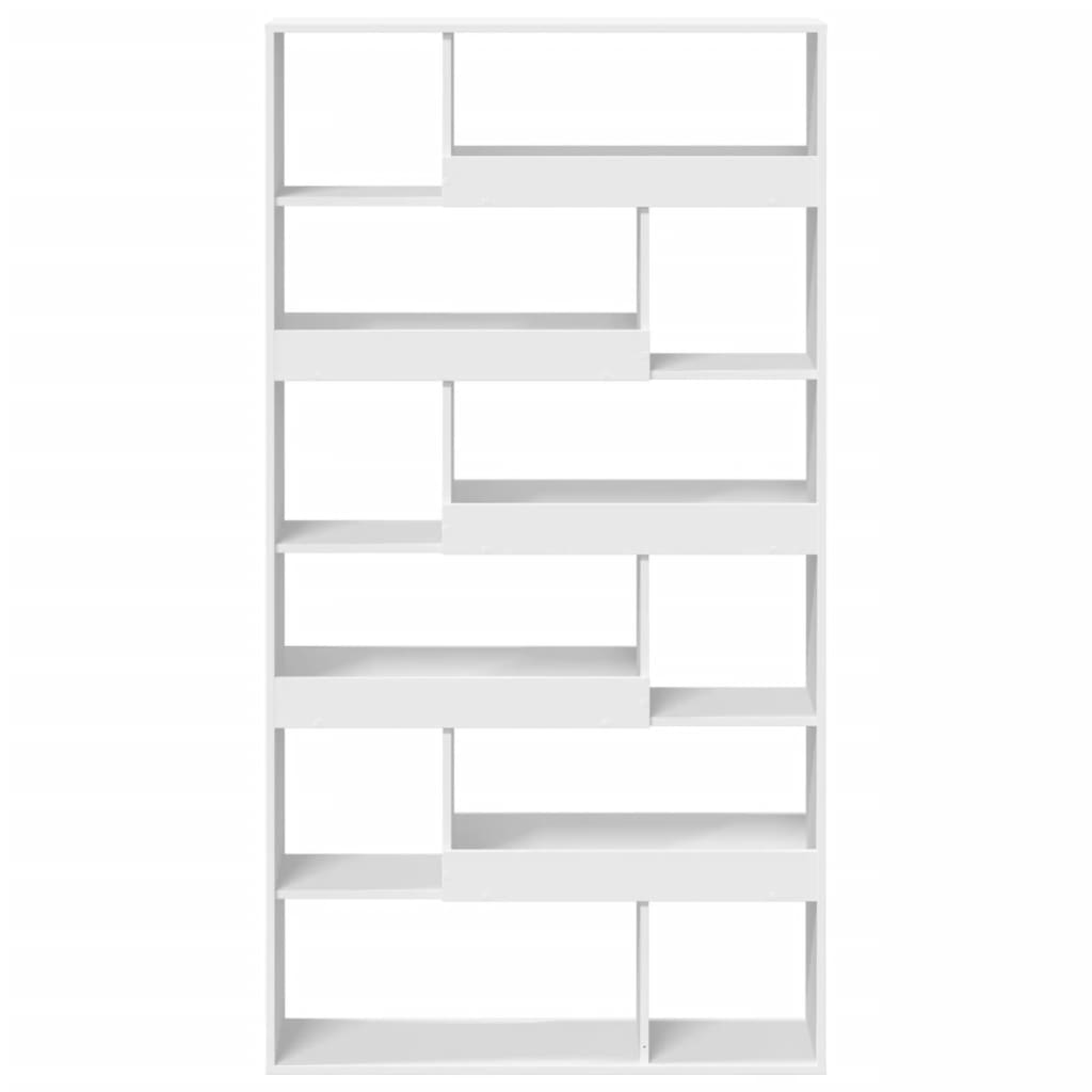 vidaXL Βιβλιοθήκη Λευκή 100x33x187,5 εκ. Επεξ. Ξύλο