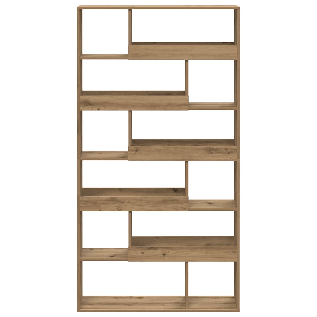 vidaXL Βιβλιοθήκη Αρτισιανή Δρυς 100x33x187,5εκ από Επεξεργασμένο Ξύλο