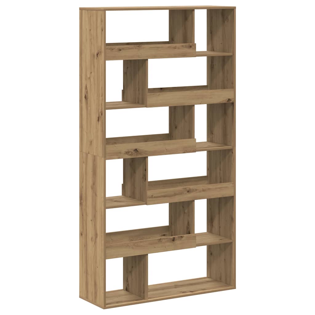 vidaXL Βιβλιοθήκη Αρτισιανή Δρυς 100x33x187,5εκ από Επεξεργασμένο Ξύλο