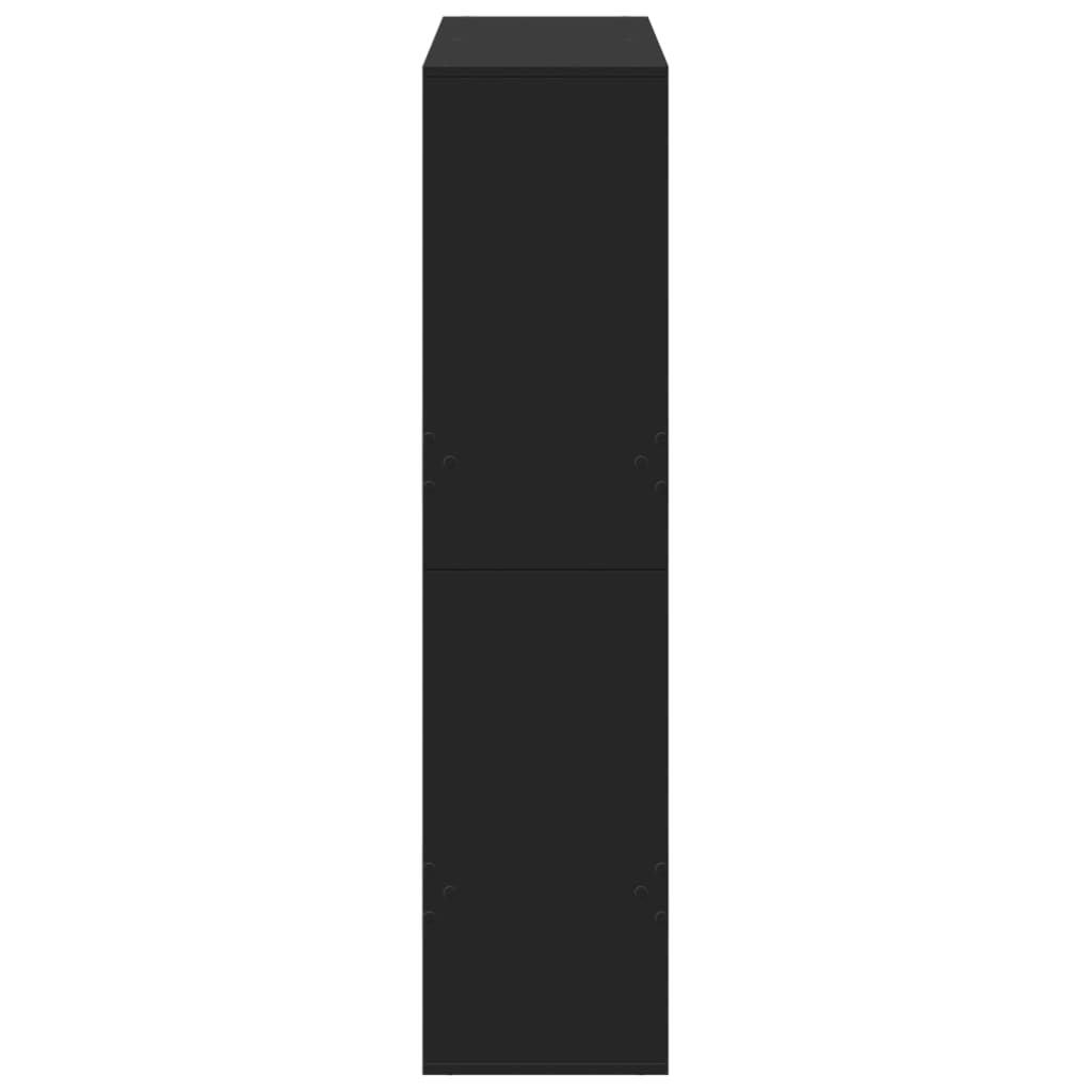 vidaXL Βιβλιοθήκη Μαύρη 100x33x135 εκ. από Επεξεργασμένο Ξύλο