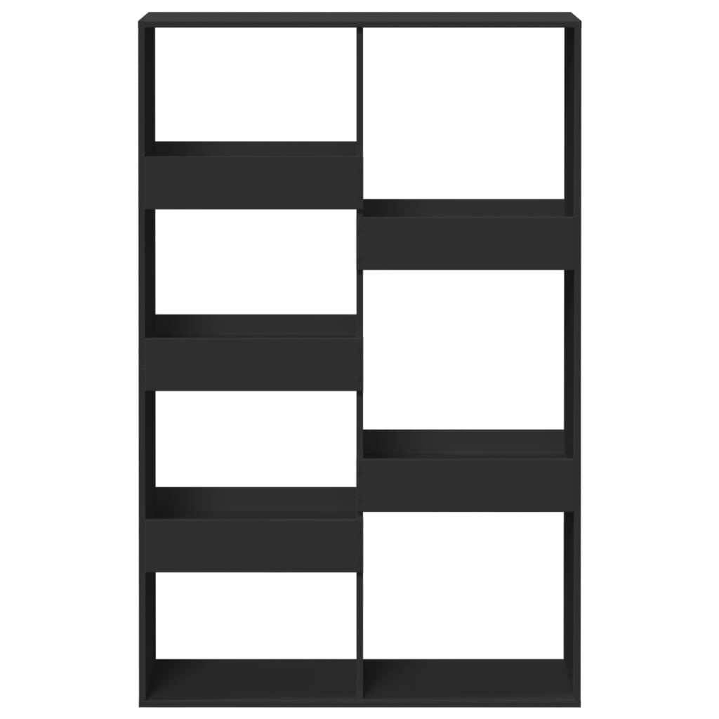 vidaXL Βιβλιοθήκη Μαύρη 100x33x155,5 εκ. από Επεξεργασμένο Ξύλο