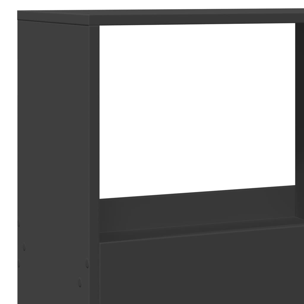 vidaXL Βιβλιοθήκη Μαύρη 100x33x155,5 εκ. από Επεξεργασμένο Ξύλο