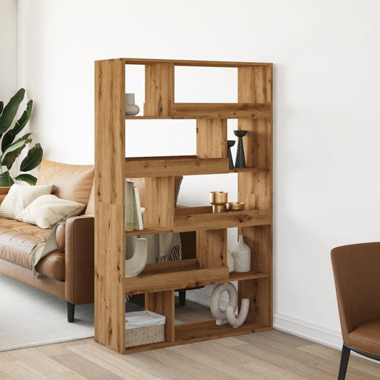 vidaXL Βιβλιοθήκη/Διαχωριστικό Χώρου Δρυς 100x33x156,5 εκ. Επεξ. Ξύλο