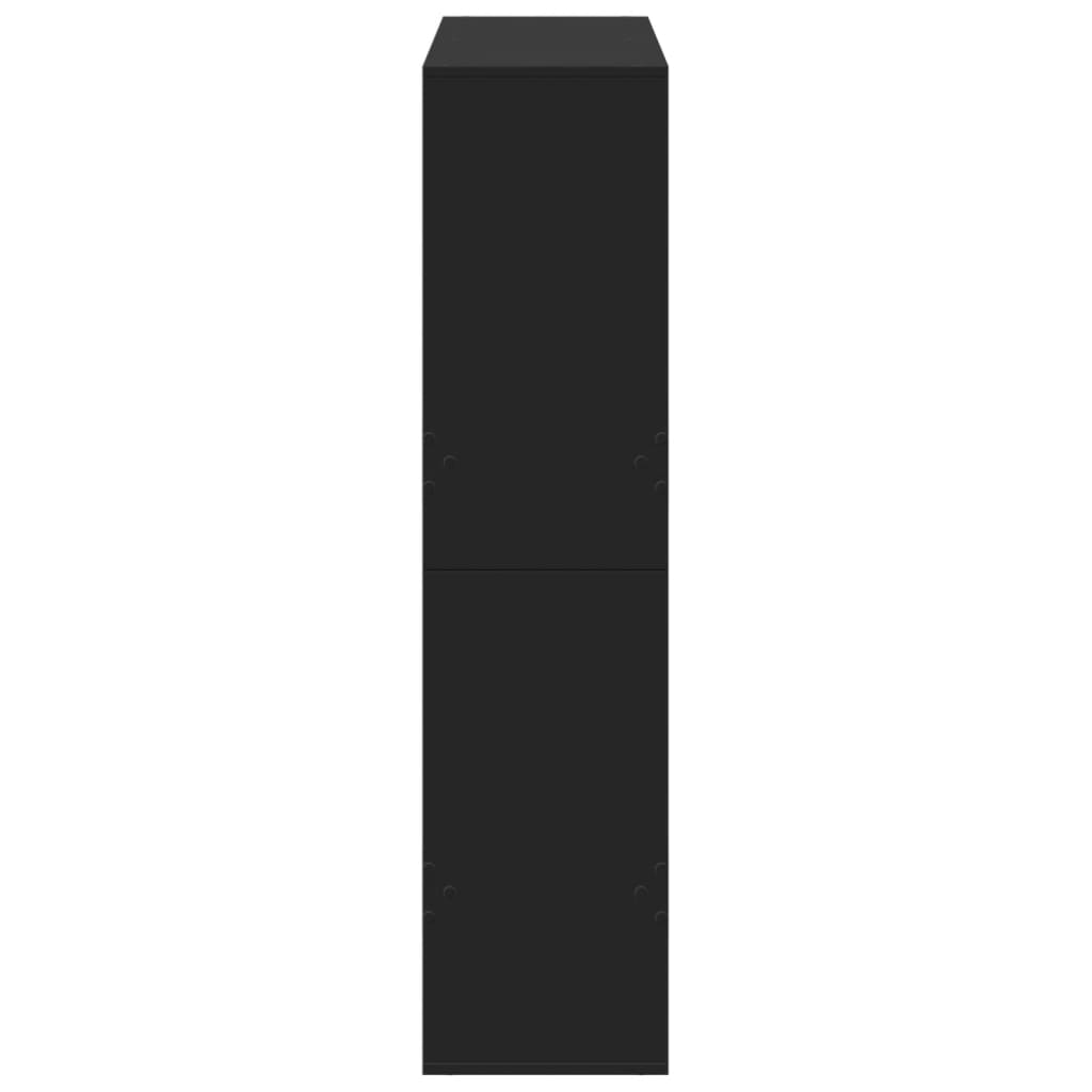 vidaXL Βιβλιοθήκη/Διαχωριστικό Χώρου Μαύρη 100x33x135 εκ. Επεξ. Ξύλο