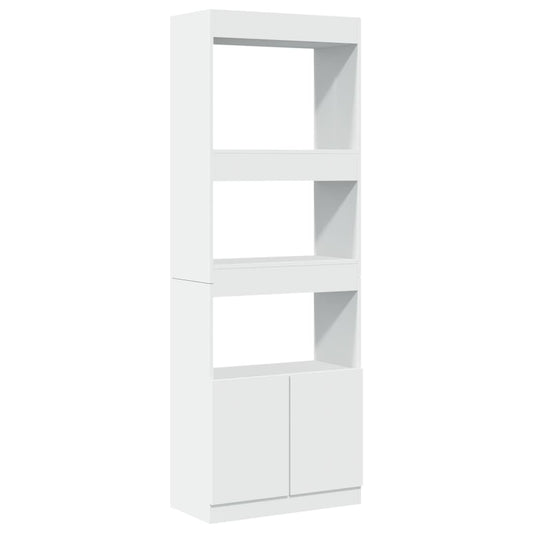 vidaXL Ντουλάπι Λευκό 63x33x180 εκ. από Επεξεργασμένο Ξύλο