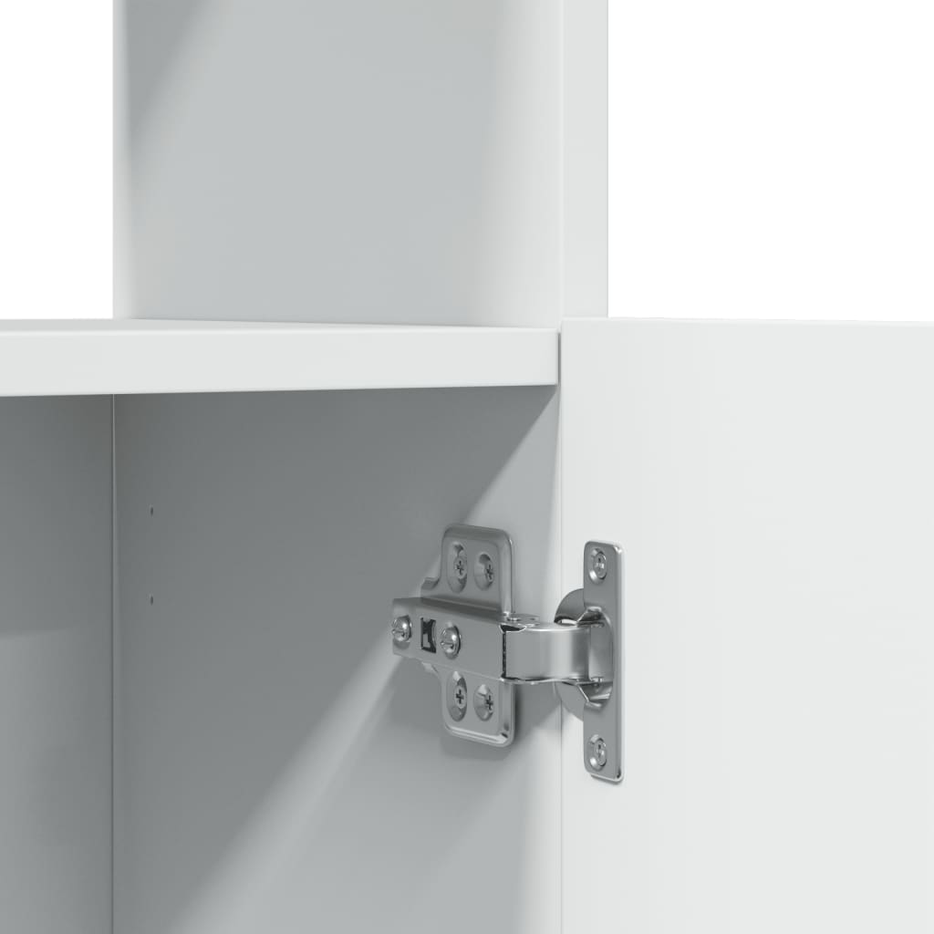 vidaXL Ντουλάπι Λευκό 63x33x180 εκ. από Επεξεργασμένο Ξύλο