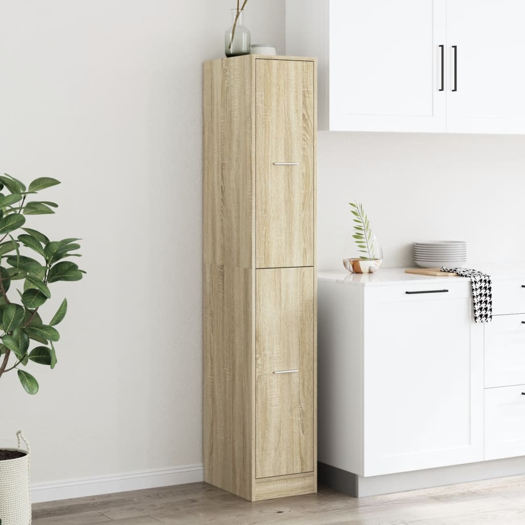 vidaXL Συρταριέρα Γενικής Χρήσης Sonoma Δρυς 30x41x174,5εκ Επεξ. Ξύλο