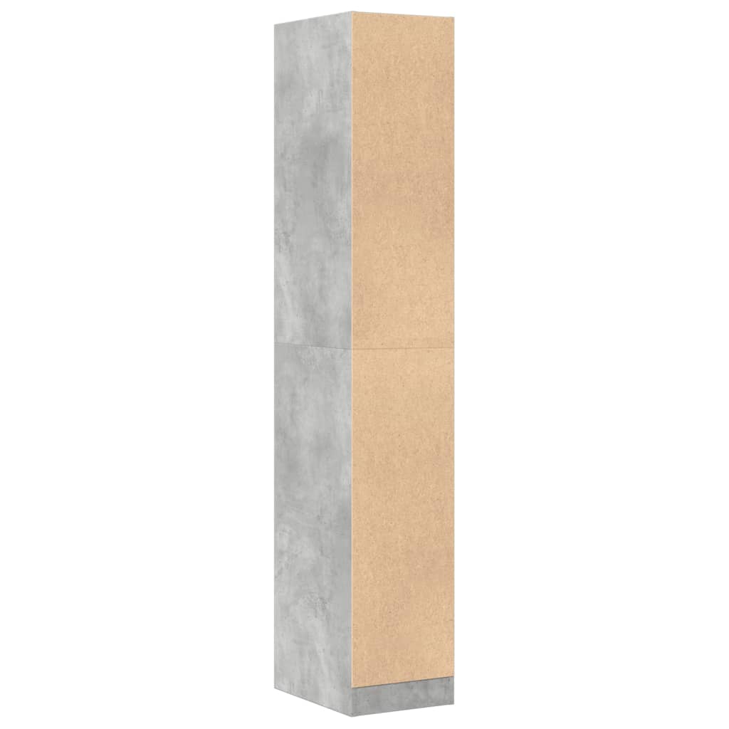vidaXL Συρταριέρα Γενικής Χρήσης Γκρι Σκυρ.30x41x174,5 εκ. Επεξ. Ξύλο