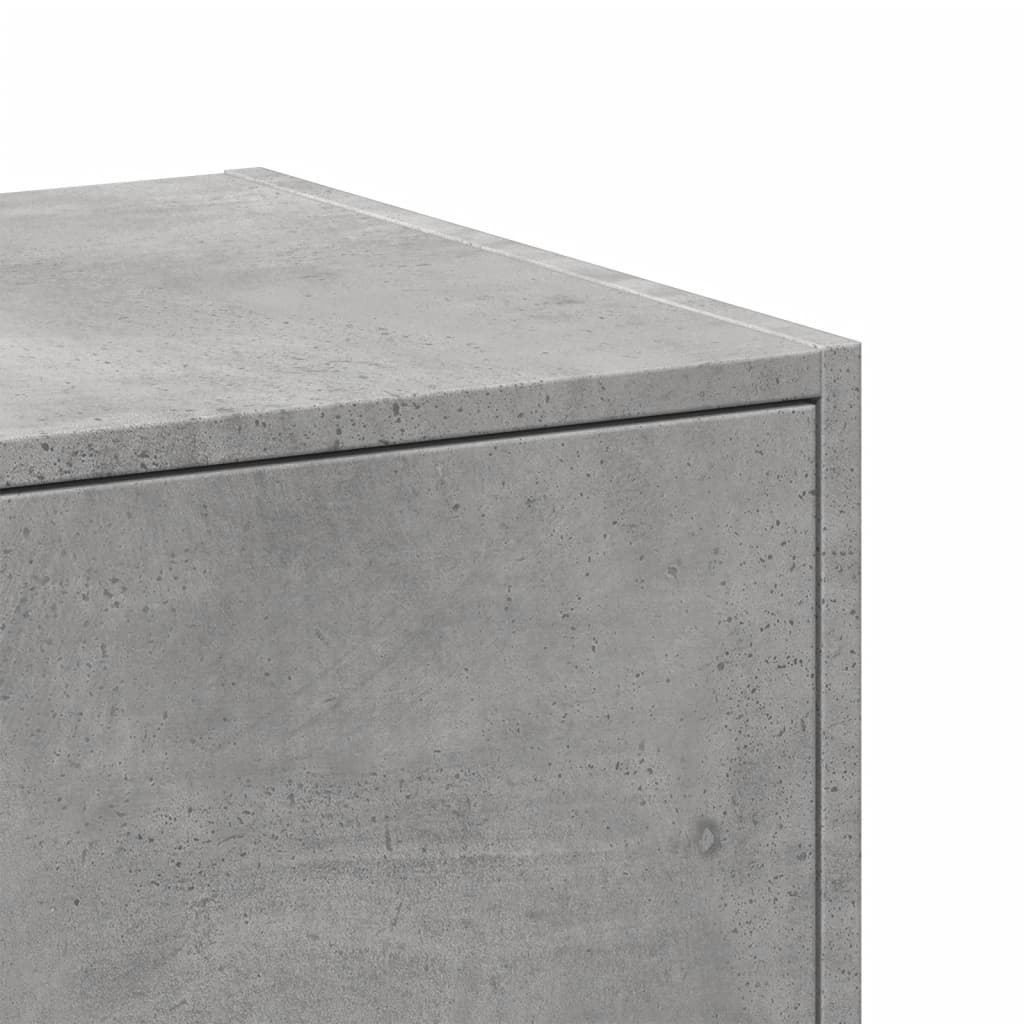 vidaXL Συρταριέρα Γενικής Χρήσης Γκρι Σκυρ.30x41x174,5 εκ. Επεξ. Ξύλο
