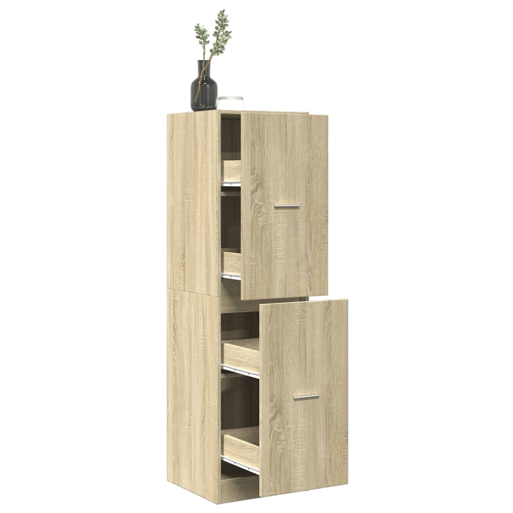 vidaXL Συρταριέρα Γενικής Χρήσης Sonoma Δρυς 40x41x144,5εκ Επεξ. Ξύλο