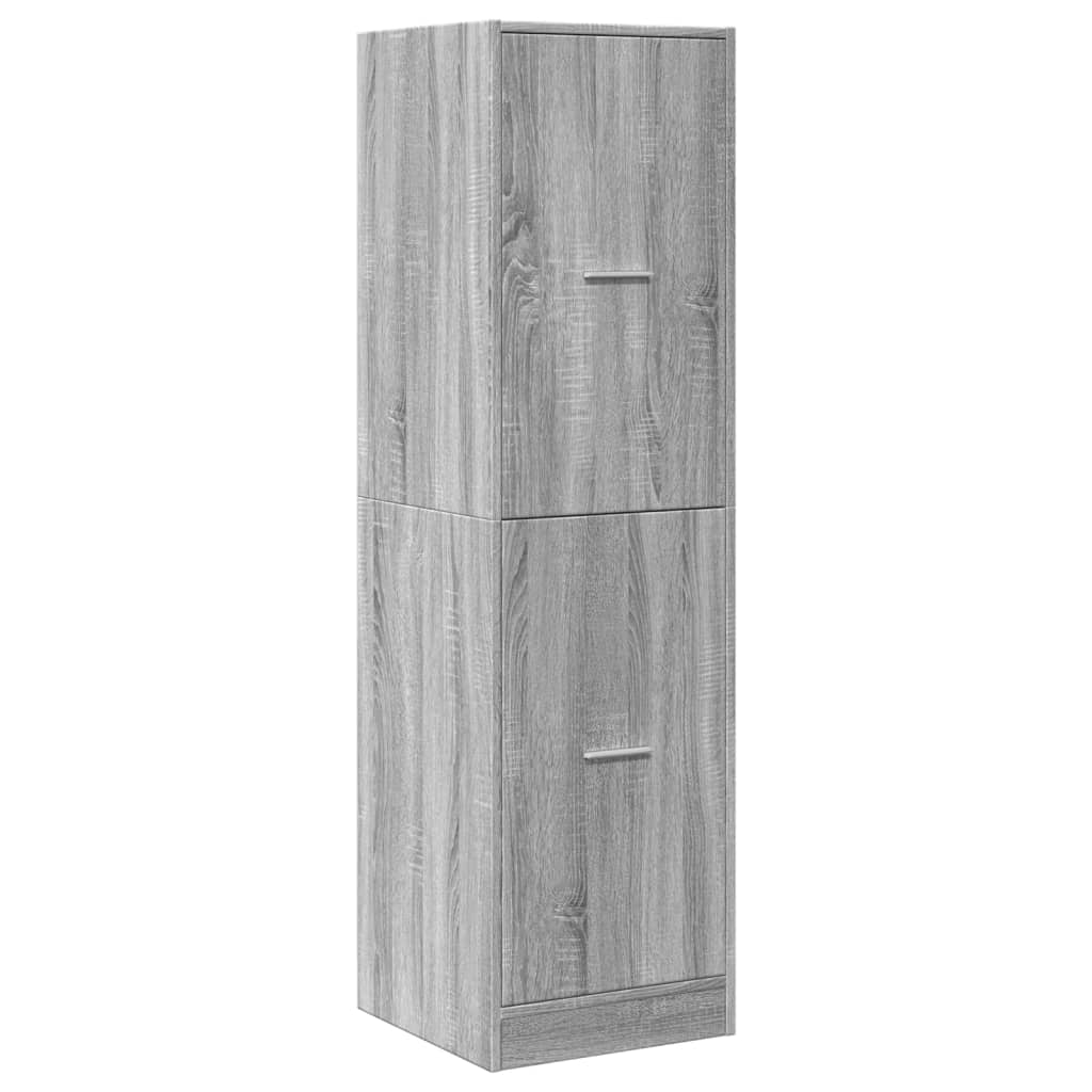 vidaXL Συρταριέρα Γενικής Χρήσης Γκρι Sonoma 40x41x144,5 εκ.Επεξ. Ξύλο