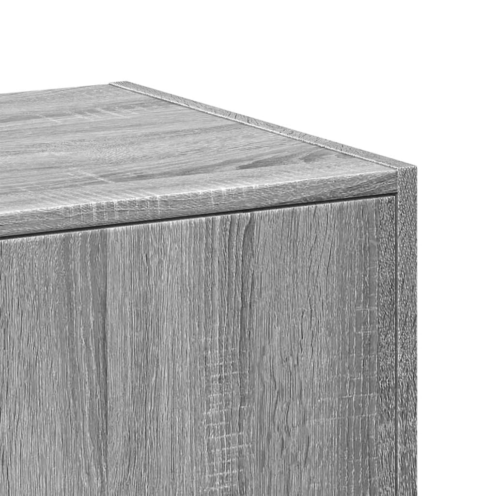 vidaXL Συρταριέρα Γενικής Χρήσης Γκρι Sonoma 40x41x144,5 εκ.Επεξ. Ξύλο