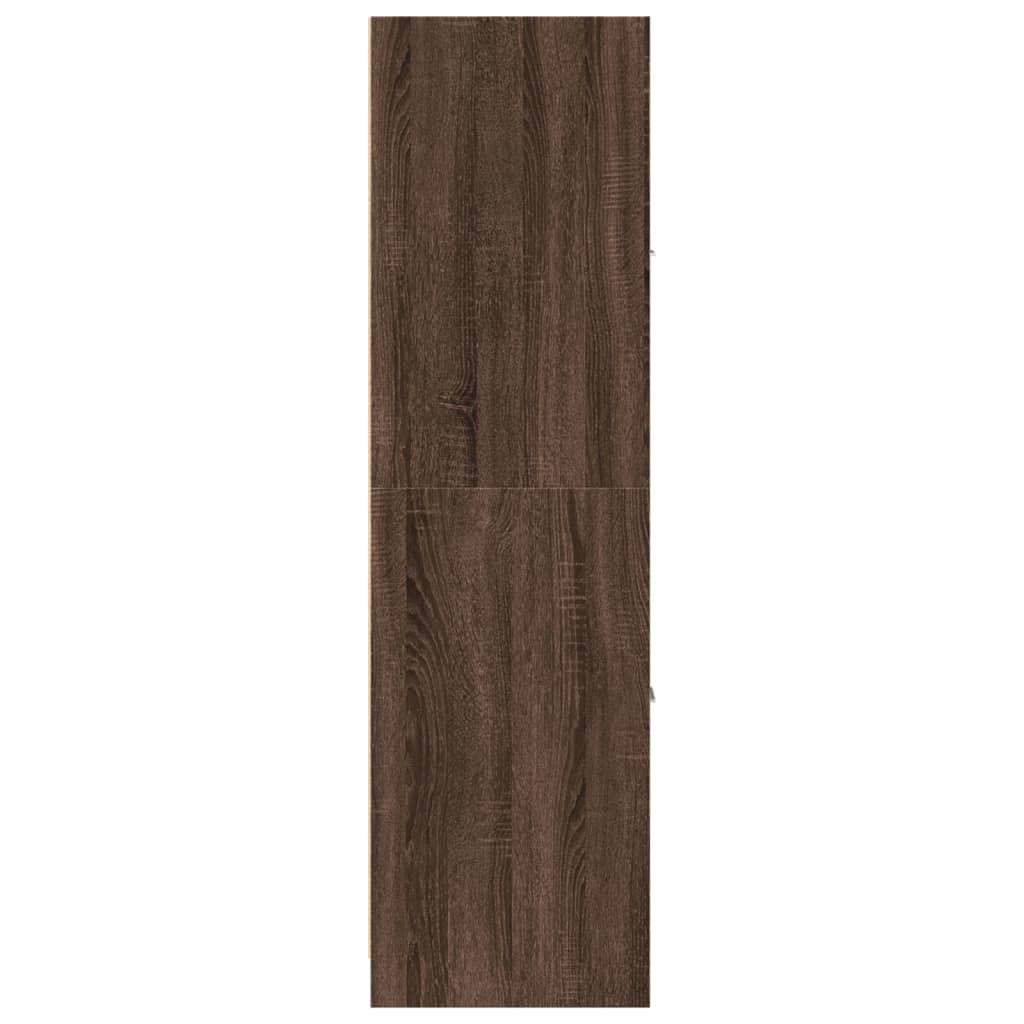 vidaXL Συρταριέρα Γενικής Χρήσης Καφέ Δρυς 40x41x144,5 εκ. Επεξ. Ξύλο