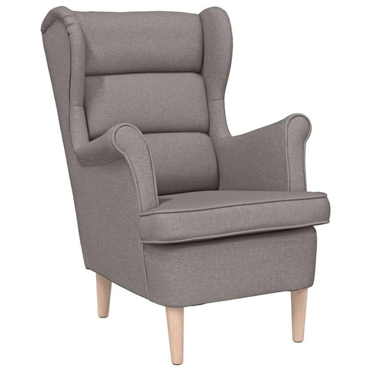 vidaXL πολυθρόνα Taupe 74x84x100 cm Ύφασμα
