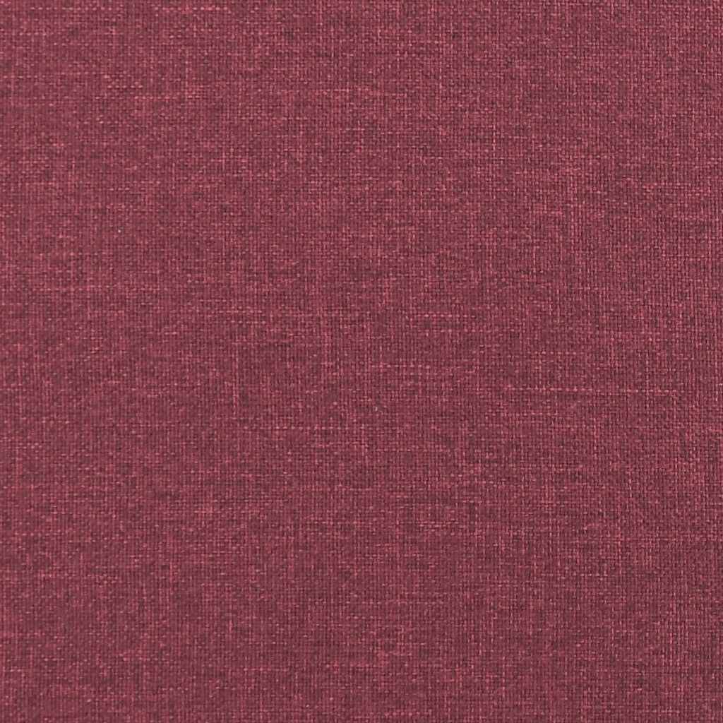 vidaXL Κουνιστή καρέκλα Wine Red 74x90x102 cm Ύφασμα