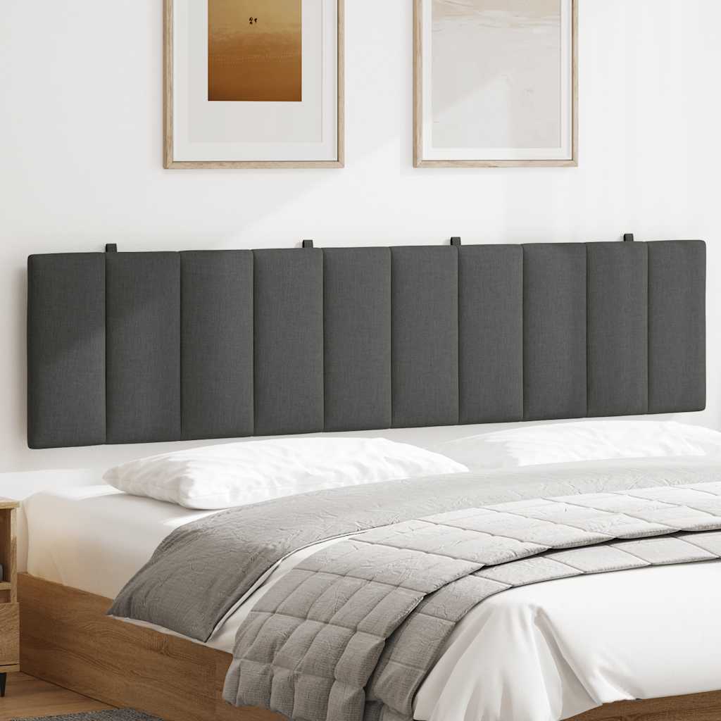 vidaXL Μαξιλάρι για Κεφαλάρι Hanko Σκούρο Γκρι 200 εκ. Υφασμάτινο