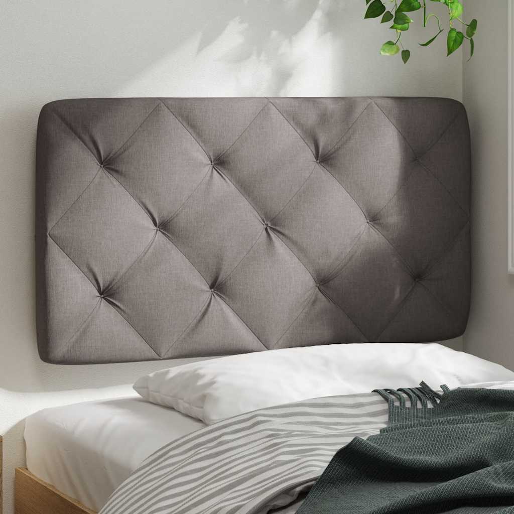 vidaXL Μαξιλάρι για Κεφαλάρι Taupe 80 εκ. Υφασμάτινο