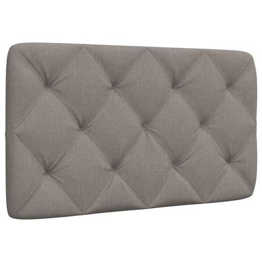 vidaXL Μαξιλάρι για Κεφαλάρι Taupe 90 εκ. Υφασμάτινο