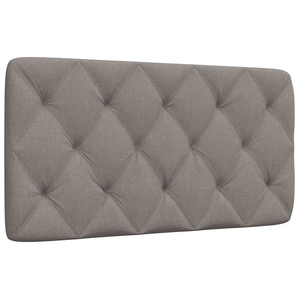 vidaXL Μαξιλάρι για Κεφαλάρι Taupe 100 εκ. Υφασμάτινο