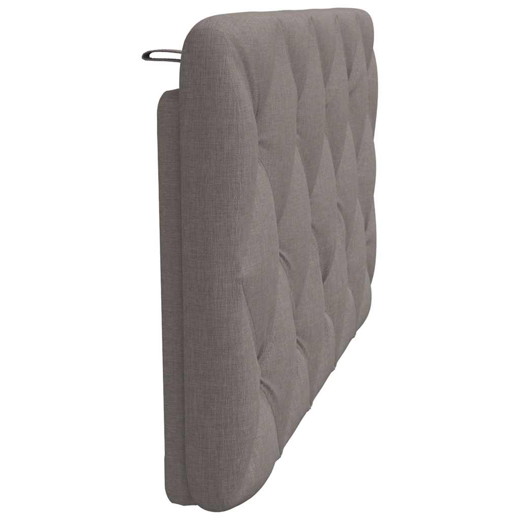 vidaXL Μαξιλάρι για Κεφαλάρι Taupe 100 εκ. Υφασμάτινο