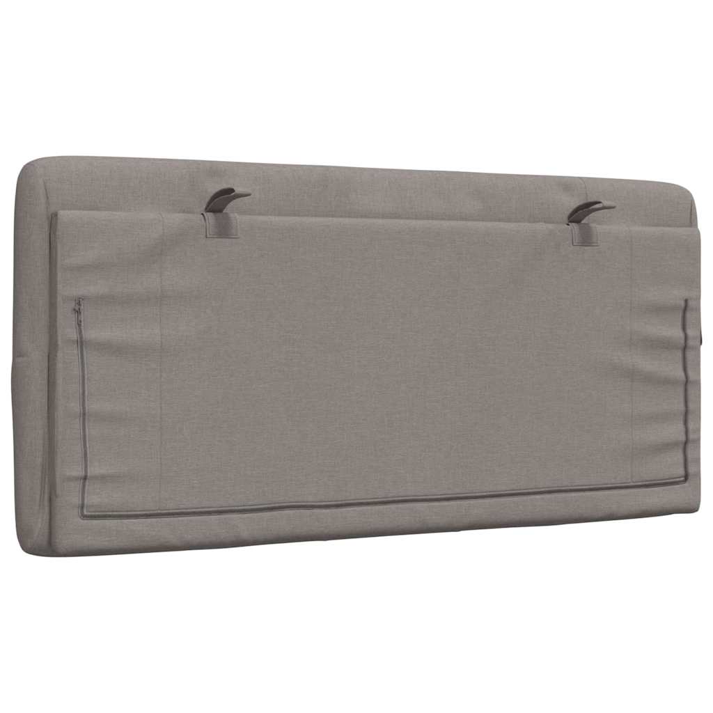 vidaXL Μαξιλάρι για Κεφαλάρι Taupe 100 εκ. Υφασμάτινο