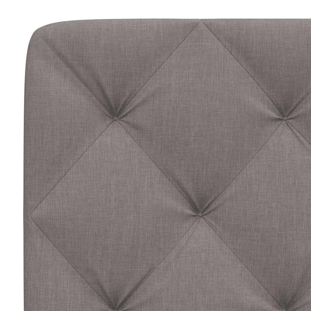 vidaXL Μαξιλάρι για Κεφαλάρι Taupe 100 εκ. Υφασμάτινο