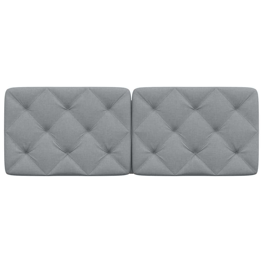 vidaXL Μαξιλάρι για Κεφαλάρι Ανοιχτό Γκρι 140 εκ. Υφασμάτινο