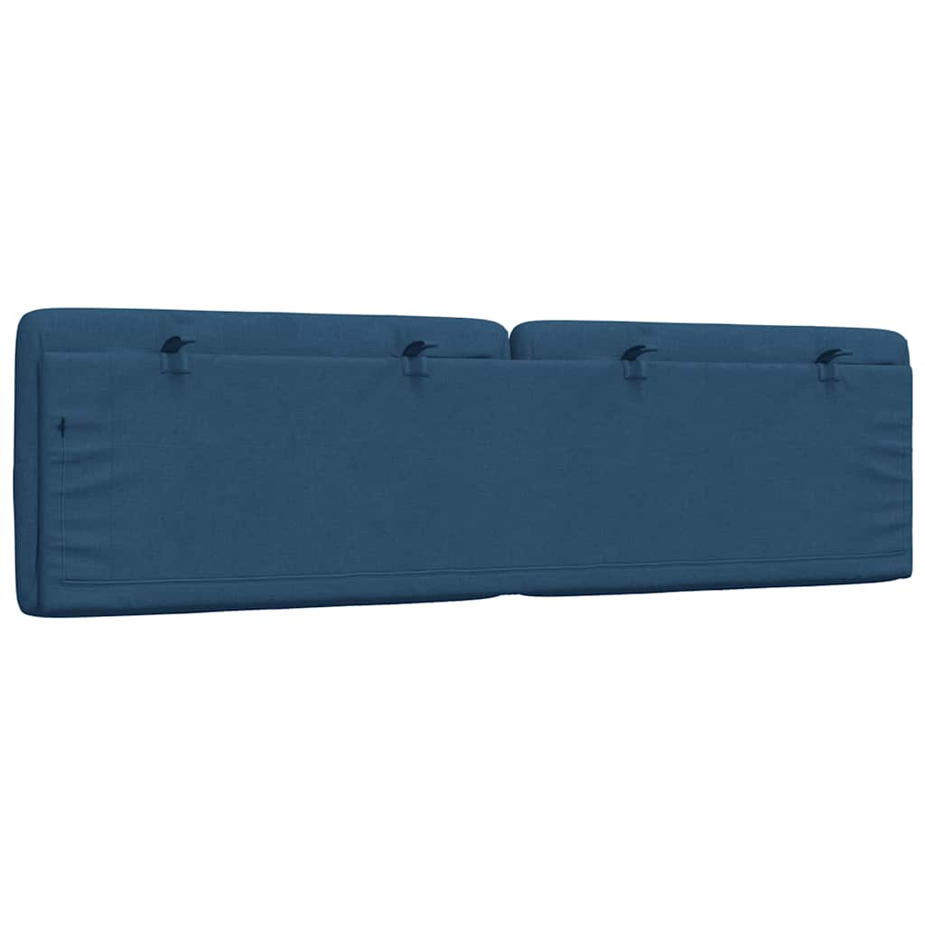 vidaXL Μαξιλάρι για Κεφαλάρι Μπλε 180 εκ. Υφασμάτινο