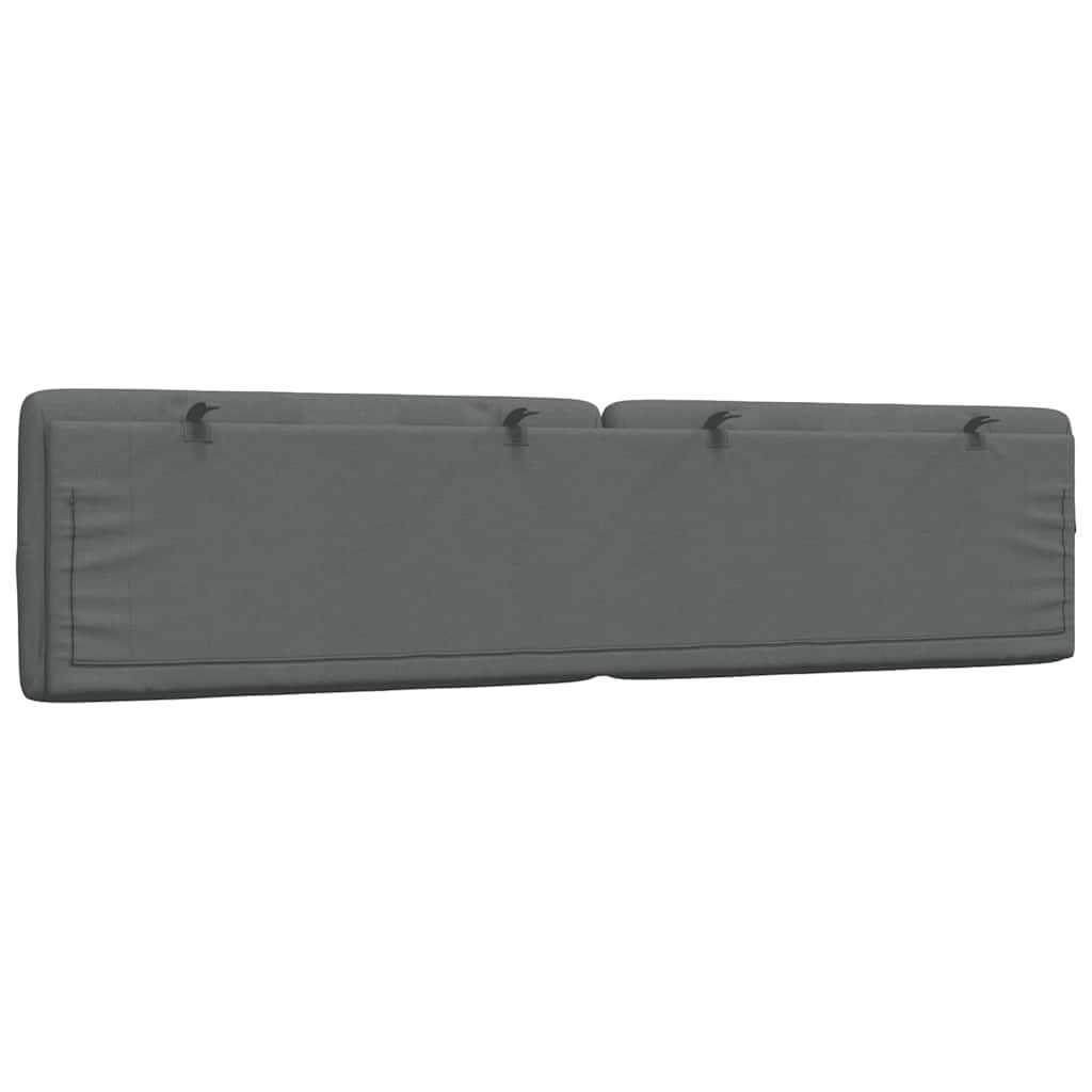 vidaXL Μαξιλάρι για Κεφαλάρι Σκούρο Γκρι 200 εκ. Υφασμάτινο