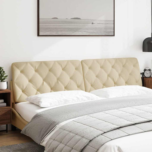 vidaXL Μαξιλάρι για Κεφαλάρι Κρεμ 200 εκ. Υφασμάτινο