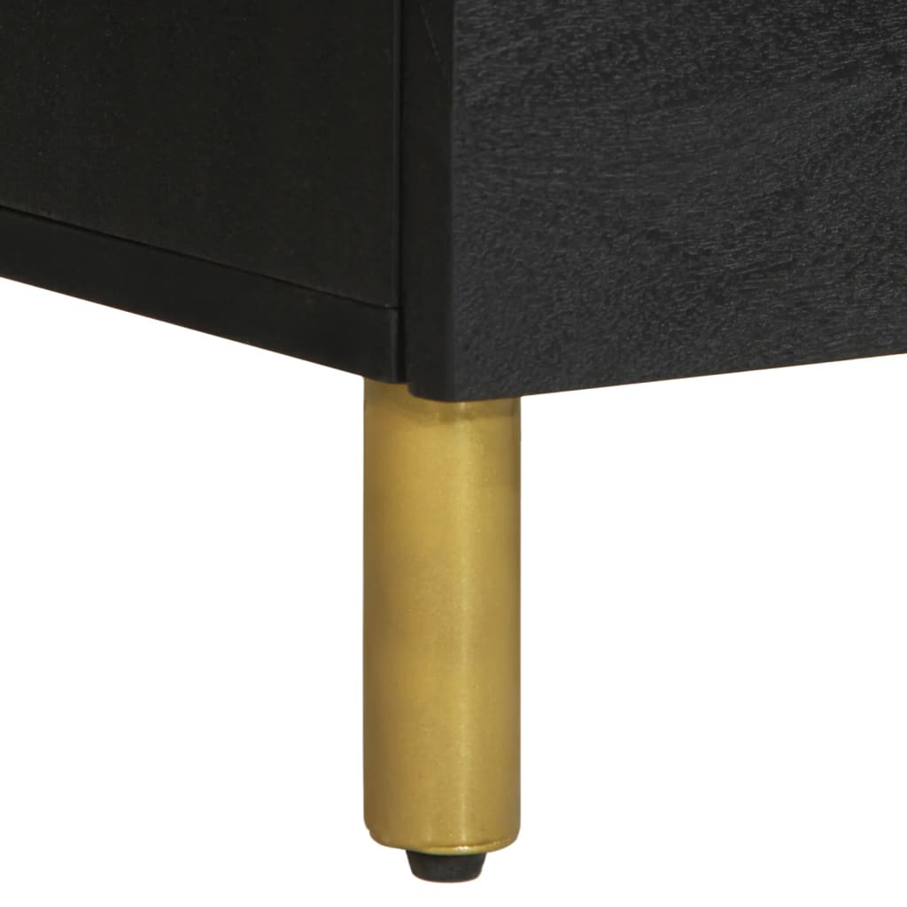 vidaXL Ντουλάπι 2 τεμ. Μαύρο 60x33x75 εκ. από Επεξεργασμένο Ξύλο