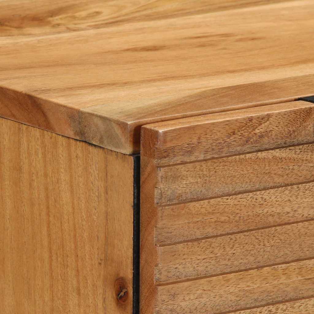 vidaXL Σετ Μπουφέδων 2 τμχ. 120 x 33 x 75 εκ Στερεό Ξύλο Ακακίας