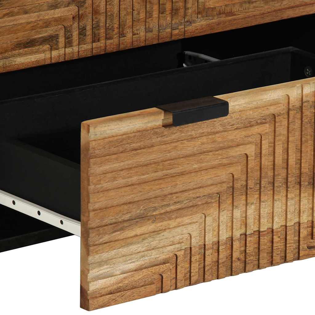 vidaXL Σετ Μπουφέδων 2 τμχ. 120 x 33 x 75 εκ Στερεό Ξύλο Ακακίας