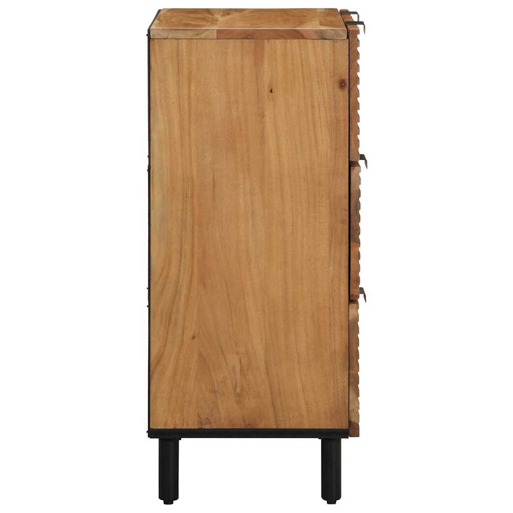 vidaXL Σετ Μπουφέδων 2 τμχ. 120 x 33 x 75 εκ Στερεό Ξύλο Ακακίας