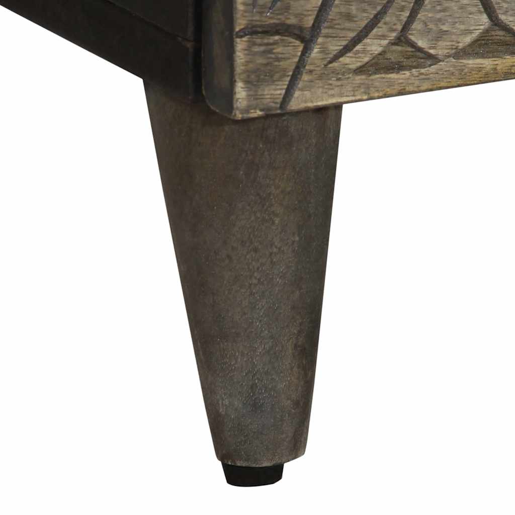 vidaXL Sideboards 2 τεμάχια ανοιχτό γκρι 60x33,5x75cm μασίφ ξύλο Mango