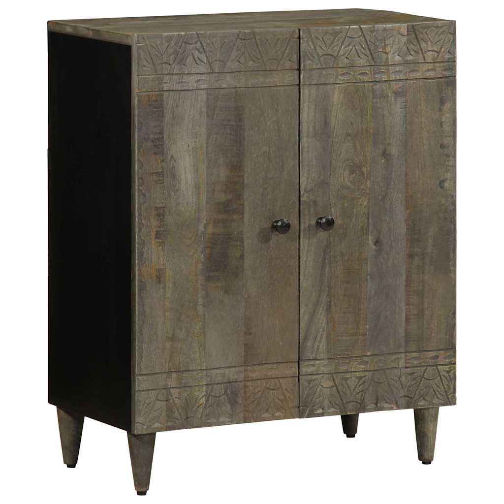 vidaXL 3 τεμαχίων Sideboards ανοιχτό γκρι μασίφ ξύλο Mango