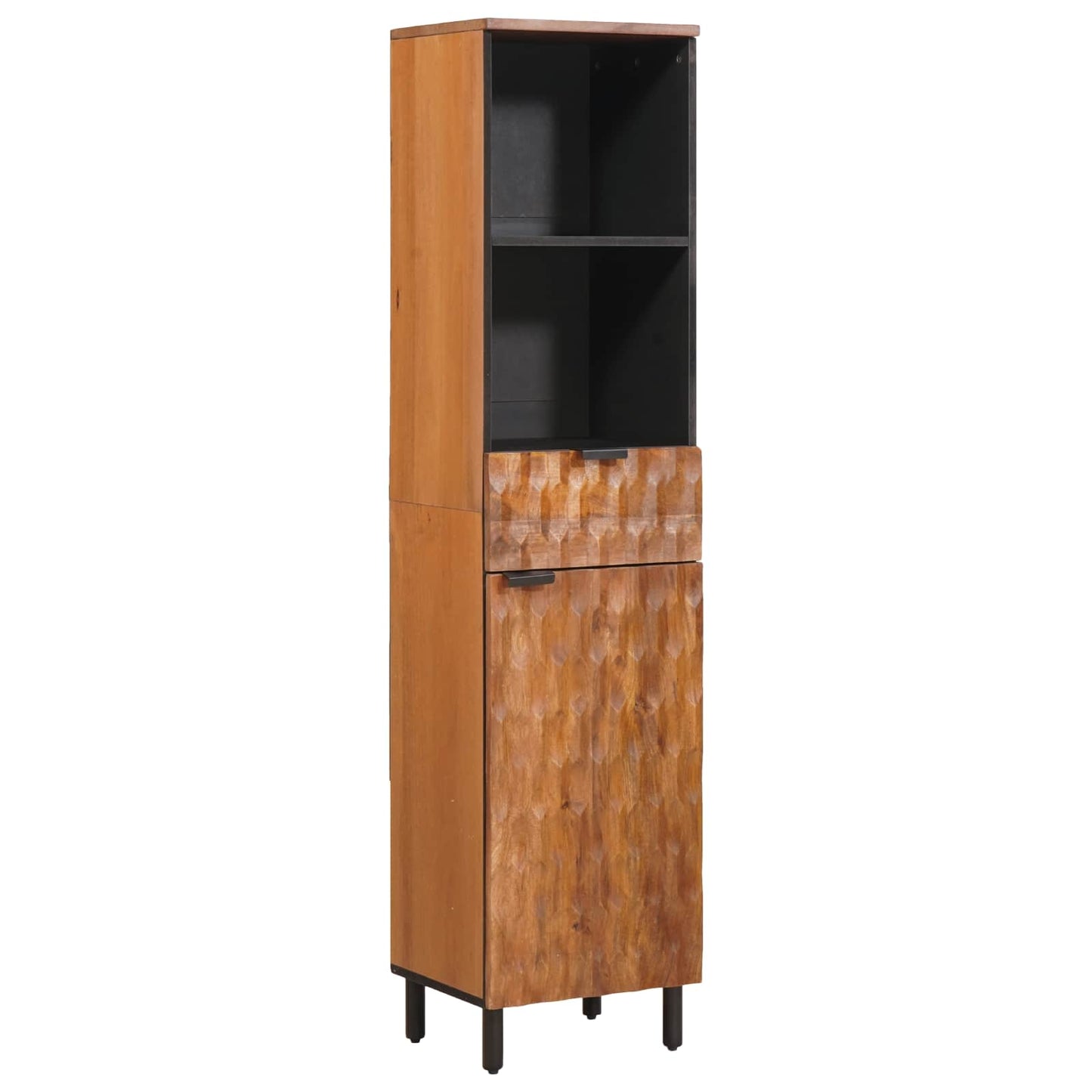 vidaXL Σετ Μπάνιου 3 τμχ. Καφέ Ακακία 38 x 33 x 160 εκ.