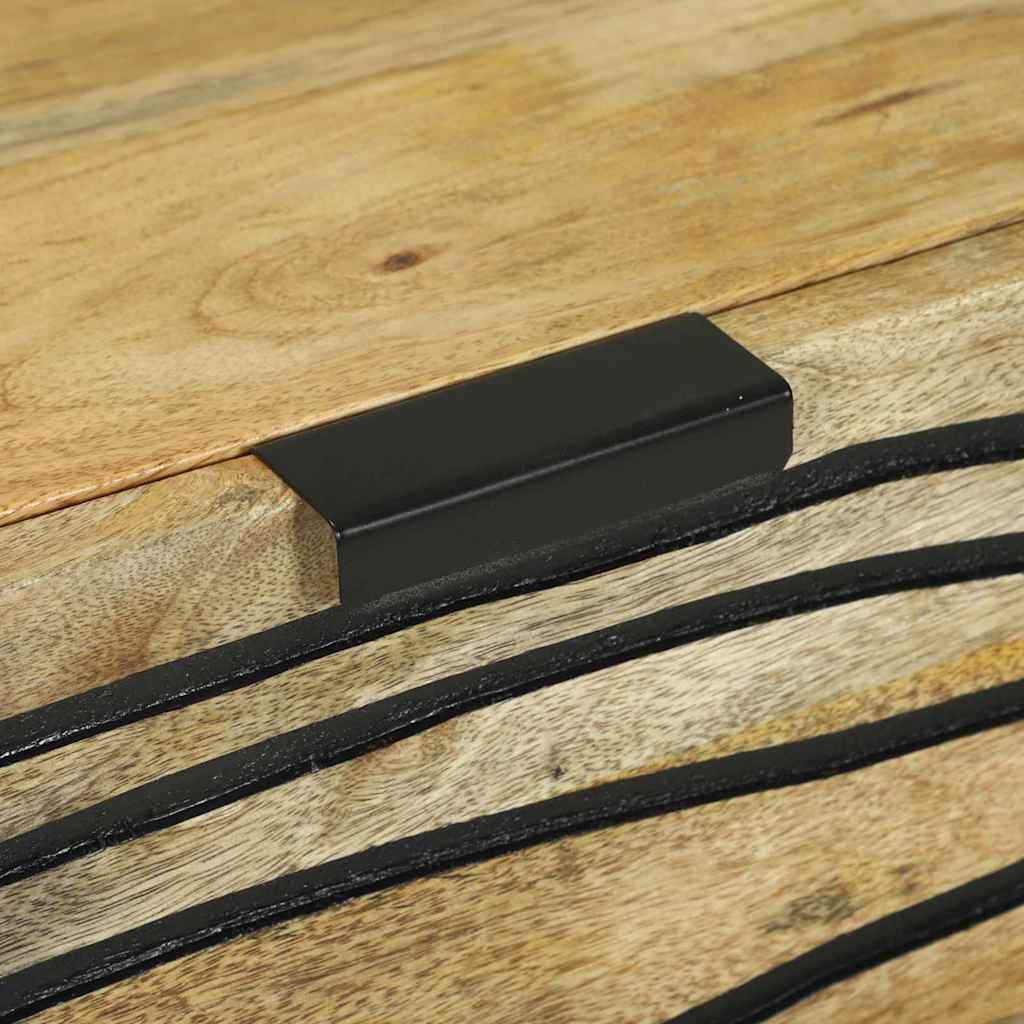 vidaXL Σετ Επίπλων Μπάνιου 3 pcs Καφέ Μέγεθος: Μεσαίο Στερεό Ξύλο