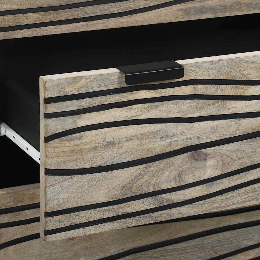 vidaXL Σετ Επίπλων Μπάνιου με συρτάρι 3 pcs Λευκό 180 x 33 x 75 εκ.