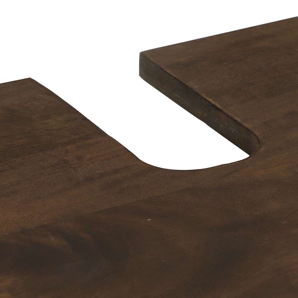 vidaXL Σετ Επίπλων Μπάνιου με συρτάρι 4 pcs Λευκό Επεξεργασμένο ξύλο